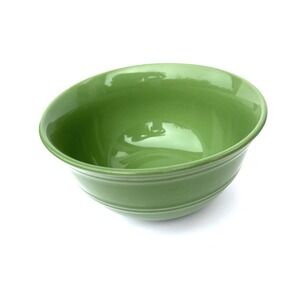 Mainstays Green Bowl Cereal Soup Embossed Stoneware